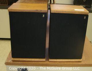 Pair of Vintage Acoustic Research TSW-110 small bookshelf speakers