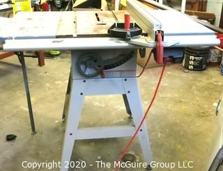 Ridged Tr2412 10" Table Saw On Stand; Condition Unknown.