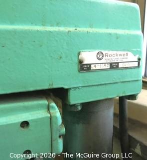 Rockwell 10" Radial Arm Saw On Heavy Cast Iron Stand