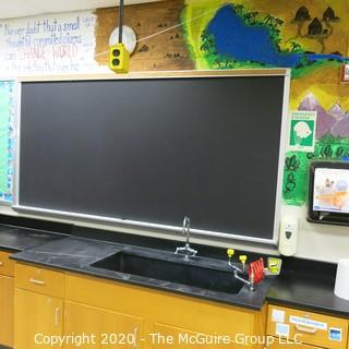 Black Board In Metal Frame (You Must Remove)4' X 8'