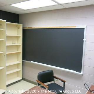 4' X 8' BLACK BOARD IN METAL FRAME (YOU MUST REMOVE)