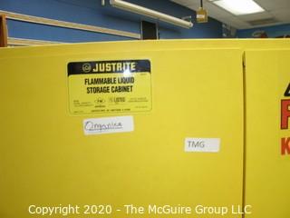 43w x 18d x 66"t FLAMMABLE LIQUID STORAGE CABINET (LIKE NEW CONDITION)