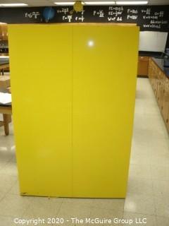 43w x 18d x 66"t FLAMMABLE LIQUID STORAGE CABINET (LIKE NEW CONDITION)