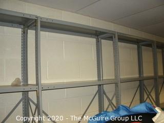 Grey Steel Industrial Shelving