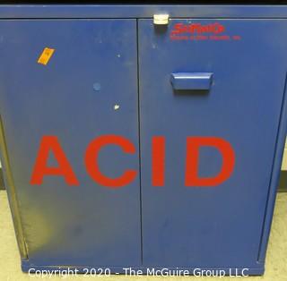 30w x 18d x 32"t  ACID Cabinet