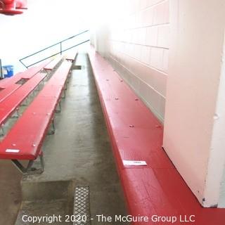 9" x 18' Original Wood Bleacher Bench from the Pit.