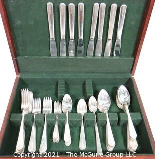 Set of Wm Rogers Silver Plated Flatware in Box.  Incomplete Set.