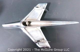 1956 Chevy Bel Air Art Deco Hood Ornament; Excellent condition - no pitting or blistering