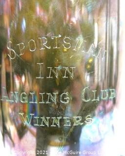 1963 Silver Plated Loving Cup Trophy for the Sportsman Inn Angling Club.  Measures approximately 12" Tall