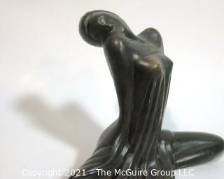 Vintage Art Deco Bronze Statue of Ballet Dancer.