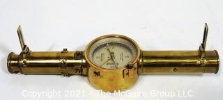 Antique Brass Keuffel & Esser Co. New York, Surveyor's Transit Level. 