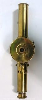 Antique Brass Keuffel & Esser Co. New York, Surveyor's Transit Level. 