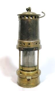 Brass Miners Alcohol Safety Lamp