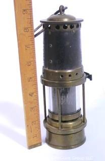 Brass Miners Alcohol Safety Lamp