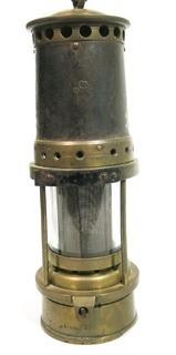 Brass Miners Alcohol Safety Lamp