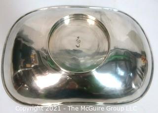 Handmade in Mexico Sterling Bowl in Amorphous Shape. 655g