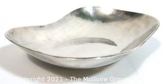 Handmade in Mexico Sterling Bowl in Amorphous Shape. 655g