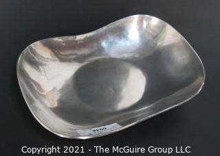 Handmade in Mexico Sterling Bowl in Amorphous Shape. 655g