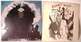 Vinyl Record: Bob Dylan - Greatest Hits and Planet Wave w The Band