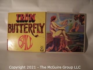 Vinyl Record: Iron Butterfly (two record lot) Ball and Metamorphosis