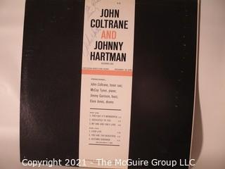 Vinyl Record: (two record lot) Jazz: John Coltrane and Johnny  Hartman (both signed by Johnny Hartman)!!