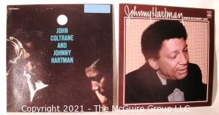 Vinyl Record: (two record lot) Jazz: John Coltrane and Johnny  Hartman (both signed by Johnny Hartman)!!