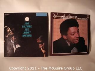 Vinyl Record: (two record lot) Jazz: John Coltrane and Johnny  Hartman (both signed by Johnny Hartman)!!