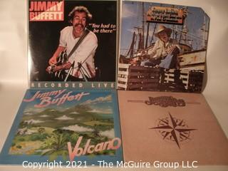 Vinyl Record: (four record lot) Jimmy Buffett