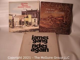 Vinyl Record: (three record lot) James Gang (aka: Joe Walsh of The Eagles)