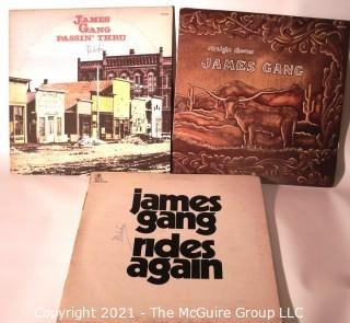 Vinyl Record: (three record lot) James Gang (aka: Joe Walsh of The Eagles)