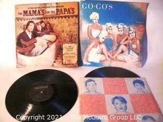 Vinyl Record: (two record lot) The Mama's & The Papa's and The Go-Go's