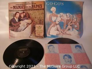 Vinyl Record: (two record lot) The Mama's & The Papa's and The Go-Go's