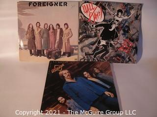 Vinyl Record: (three record lot) Foreigner; Orleans; Hall & Oats