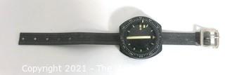 Vintage Ikelite Diving & Snorkel Underwater Wrist Compass with Strap. Made in Sweden. 