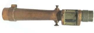 WWII US Army Azimuth Telescope M1910A1 (~1940).   Measures approximately 22" long.