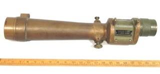 WWII US Army Azimuth Telescope M1910A1 (~1940).   Measures approximately 22" long.