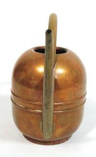 Art Deco Vintage Copper and Brass Watering Can Made by Chase.