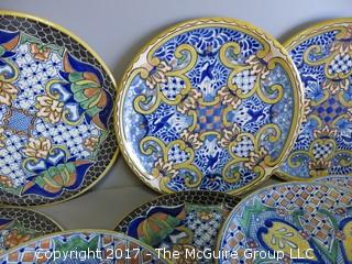 Hand painted dinnerware - see all the photos 