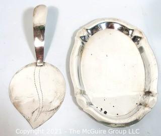 Sterling Cake Server (161g) and Undertray {Note: Description altered 2/3/21 @ 10:11am ET}