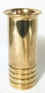 Vintage Art Deco Brass Container Made by Chase. Measures approximately 10" Tall.