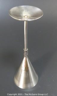 Art Deco Chrome Cocktail Coupe.  Measures approximately 10" tall.