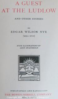 Collection of 3 books including "The Guest of Quesnay" by Booth Tarkington