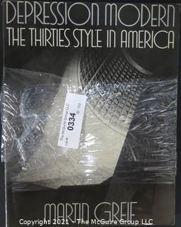 Book: "Depression Modern - The Thirties Style in America" by Martin Greif