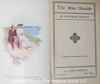 Collection of {6) books including "The Man Outside" by Wyndham Martyn