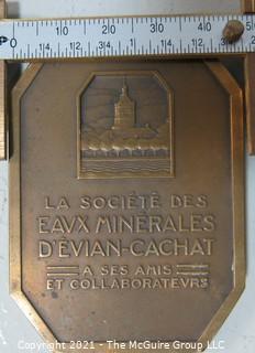 Bronze Medal: "La Societe des Eavx Minerals d'Evian - Cachat"