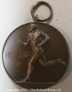 U.S. Track and Field Federation 3rd Place Bronze Medal for the High Jump