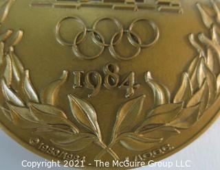 1984 Official Medal of the XXIII (23rd) Olympiad, Los Angeles Presented Only to Participating Athletes and Coaches. 