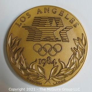 1984 Official Medal of the XXIII (23rd) Olympiad, Los Angeles Presented Only to Participating Athletes and Coaches. 