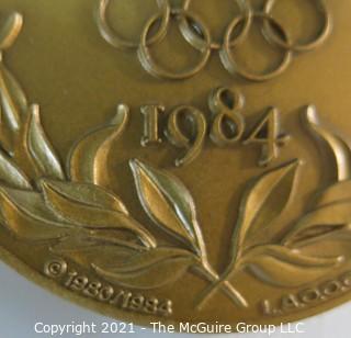 1984 Official Medal of the XXIII (23rd) Olympiad, Los Angeles Presented Only to Participating Athletes and Coaches. 