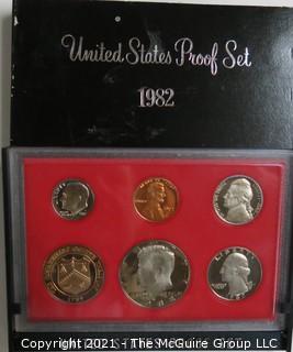 1982 United States Proof Coin Set with Original Packaging